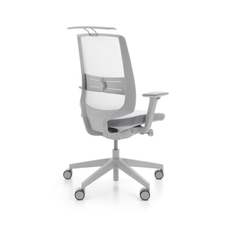 Kancelárska otočná stolička LightUp 250SFL siva